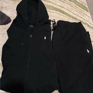 Polo by Ralph Lauren Black Sweatsuit
